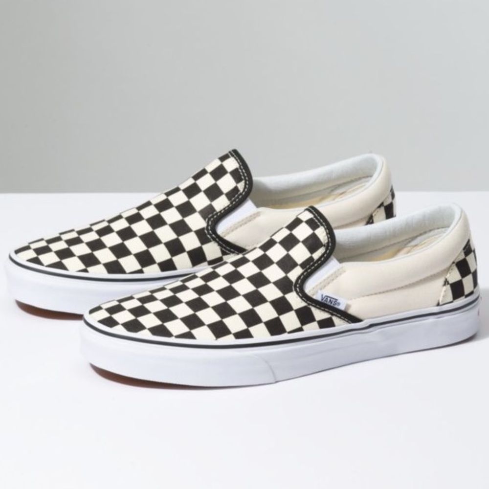 Checkered Slip Ons